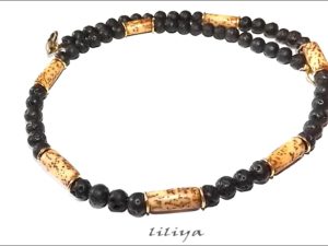 Lava and Wood Beads