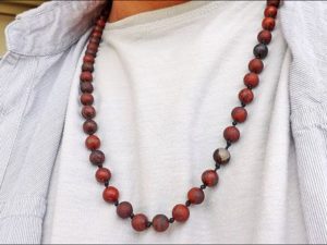 Red Jasper Long Necklace